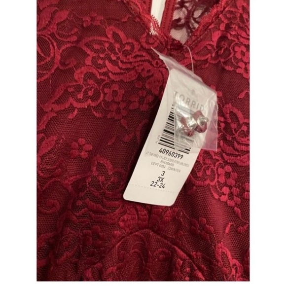 TORRID Red Lace Dress - Picture 8 of 9